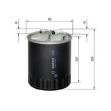 Bosch Fuel Filter 1457434437 - N4437