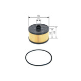 Bosch Oil Filter F026407231 - P7231