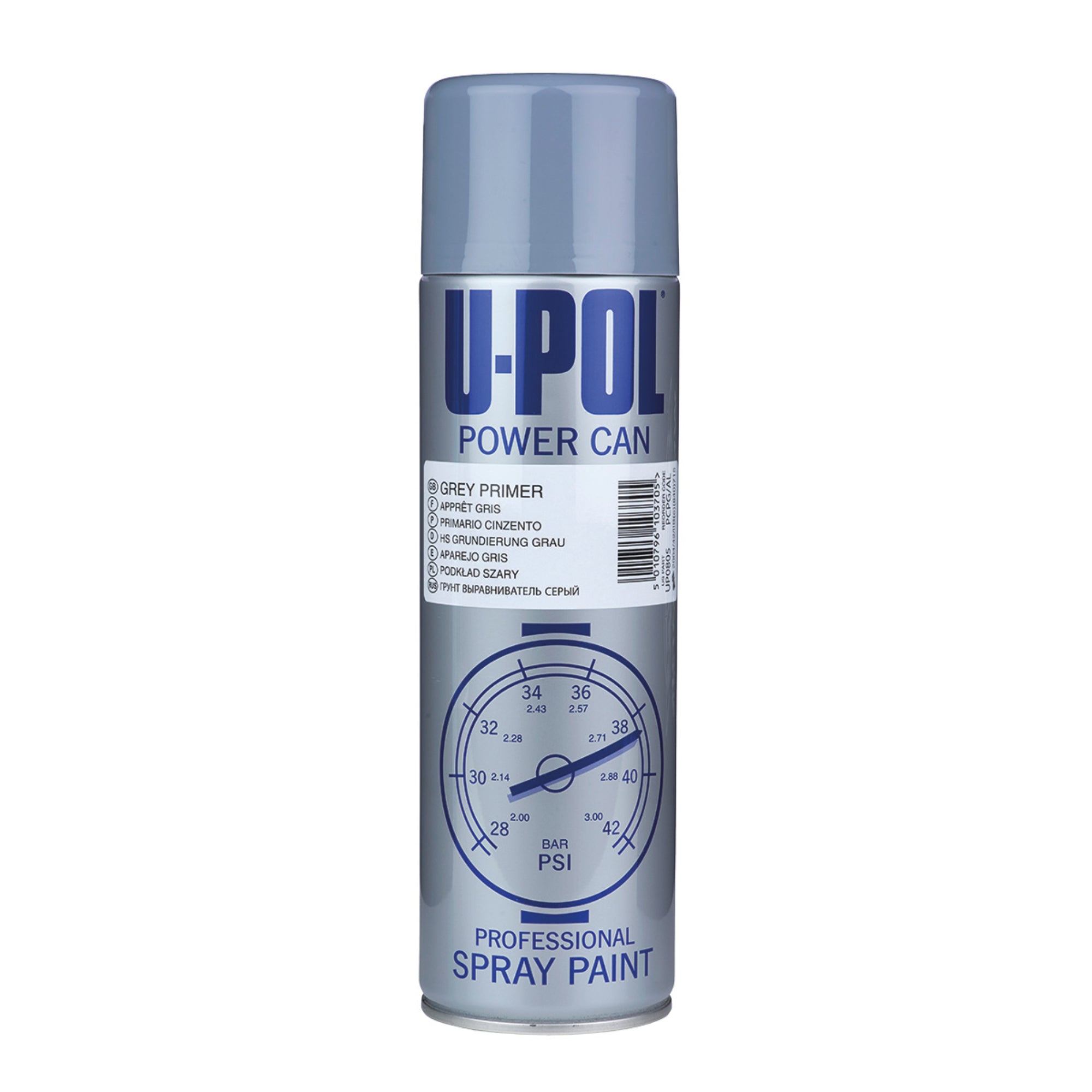 Isopon U-Pol Powercan Grey Primer Paint 500ml