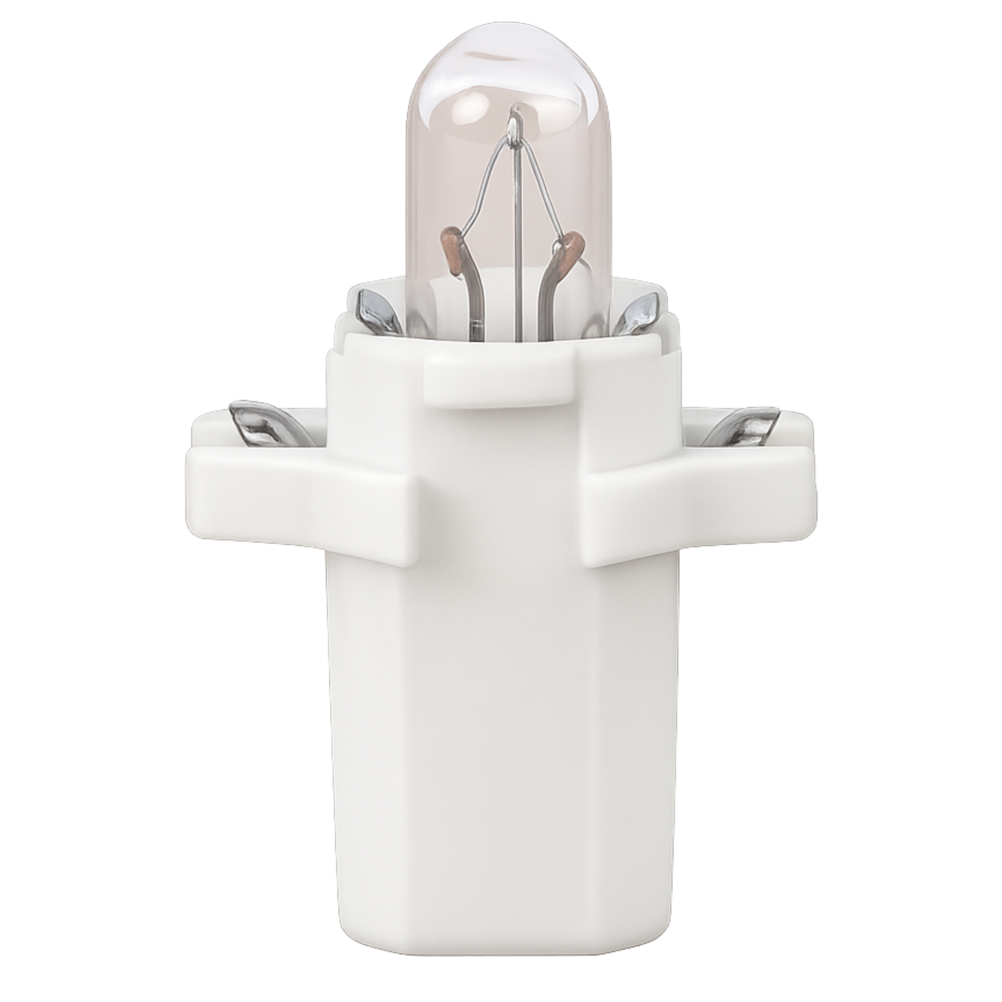 Pack of 10 286T8W replacement wedge bulbs for dashboard and panel lighting, 12V 2W