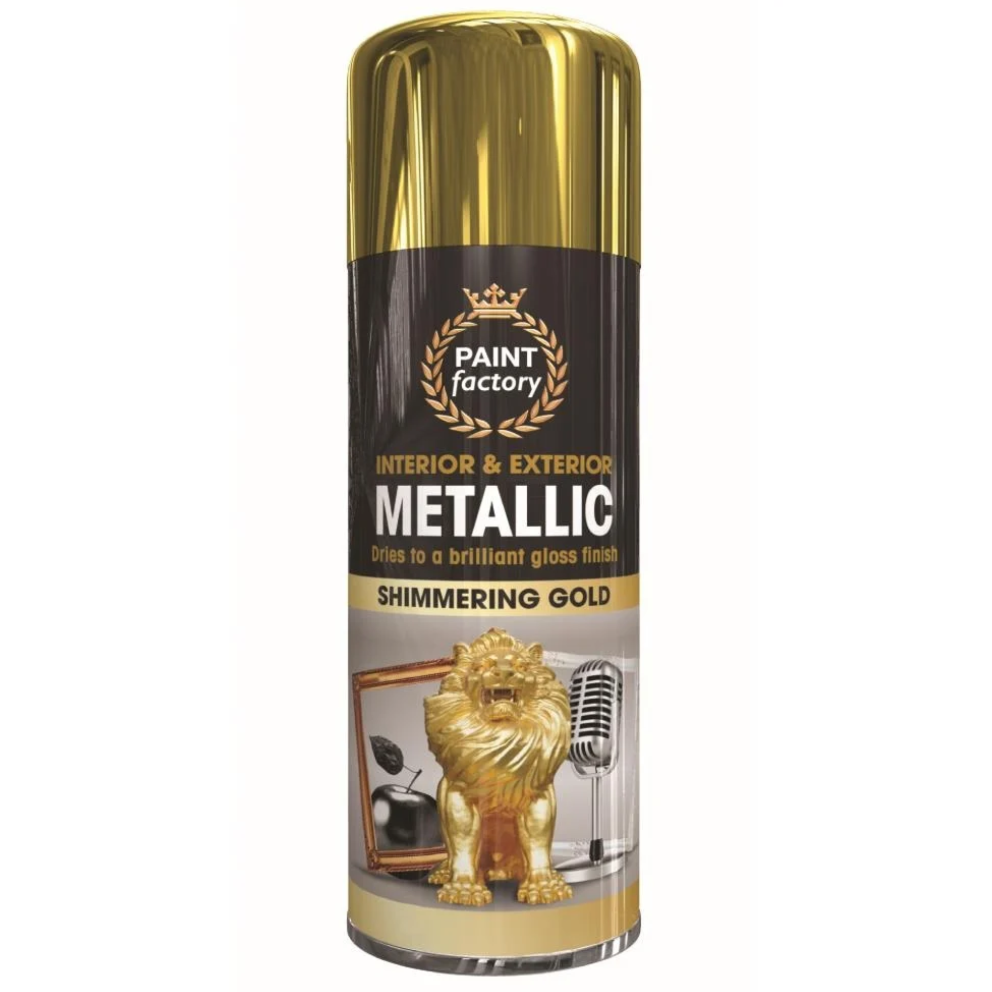 Paint Factory Gloss Metallic Spray Paint 400ml