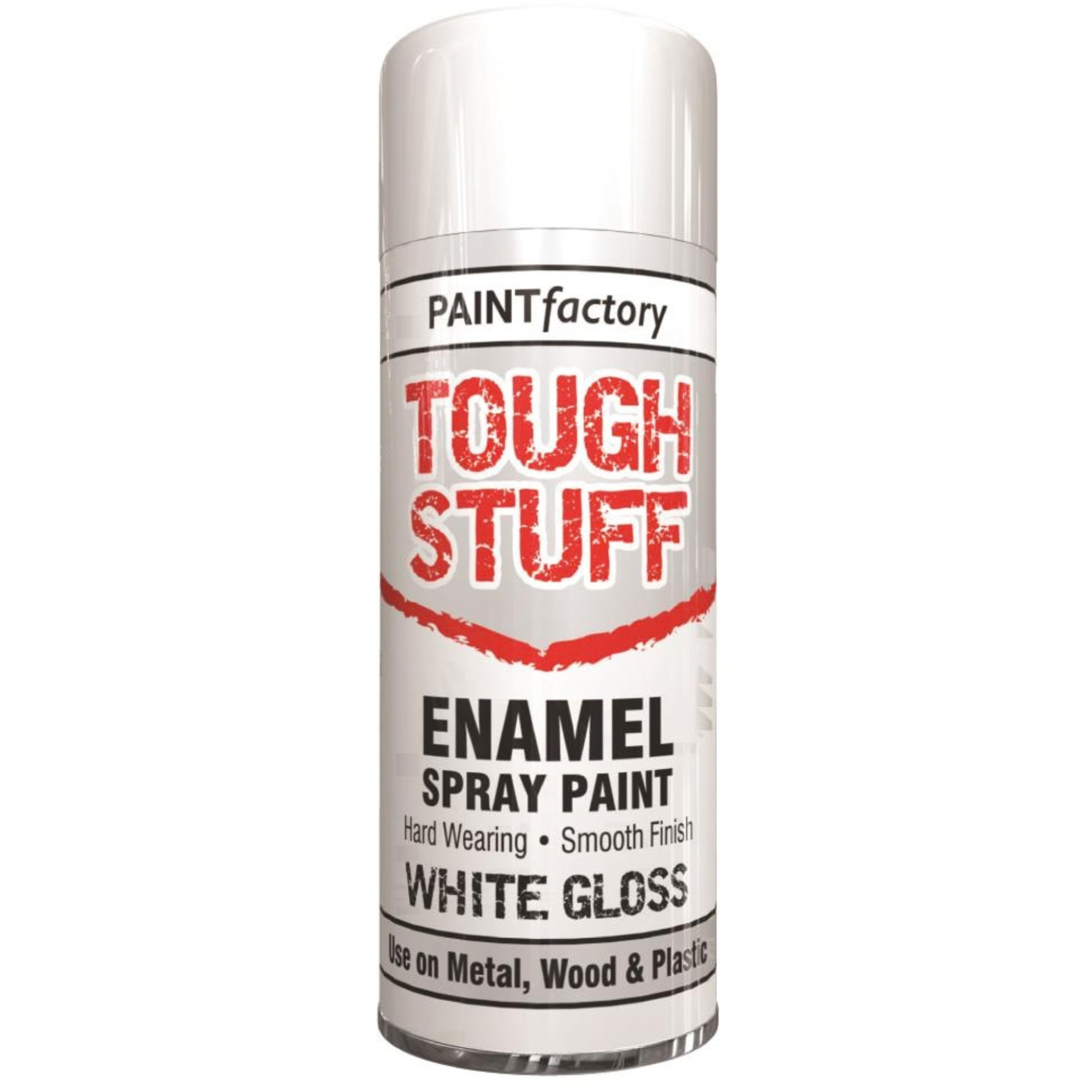PaintFactory Tough Stuff Enamel Spray Paint White Gloss 400ml