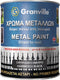 Granville Hammered Metal Paint Tin Black 750ml