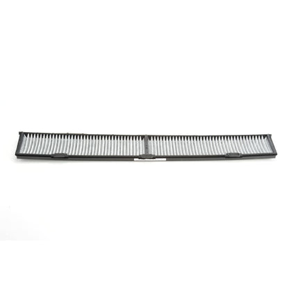 1987432424 - R2424,"Bosch Cabin Air Pollen Filter model 1987432424 (R2424), rectangular automotive air filter with pleated white filtration material and black frame, designed to remove pollen, dust, and other airborne particles from vehicle interiors."