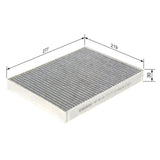 Bosch Cabin Air Pollen Filter 1987432431 - R2431