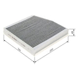 Bosch Cabin Air Pollen Filter 1987435505 - R5505