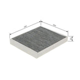 Bosch Cabin Air Pollen Filter 1987435575 - R5575
