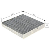 Bosch Cabin Air Pollen Filter 1987435609 - R5609