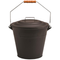 Rapide Black Ash Bucket With Lid 10L