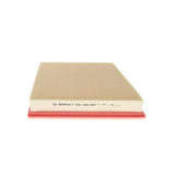 F026400089,S0089,Bosch air filter F026400089 S0089, rectangular automotive engine air filter with pleated paper element and black plastic frame