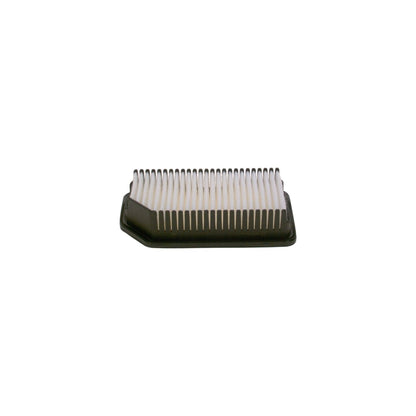 F026400137,S0137,Bosch air filter F026400137 S0137, rectangular automotive engine air filter with pleated paper element and black plastic frame