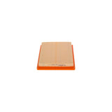 F026400153,S0153,Bosch air filter F026400153 S0153, rectangular automotive engine air filter with pleated paper element and black plastic frame