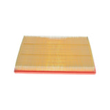 F026400409,S0409,Bosch air filter F026400409 S0409, rectangular automotive engine air filter with pleated paper element and black plastic frame