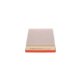 F026400374,S0374,Bosch air filter F026400374 S0374, rectangular automotive engine air filter with pleated paper element and black plastic frame