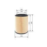 Bosch Air Filter F026400411 - S0411