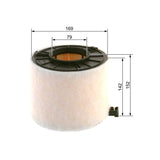 Bosch Air Filter F026400422 - S0422