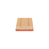 F026400498,S0498,Bosch air filter F026400498 S0498, rectangular automotive engine air filter with pleated paper element and black plastic frame