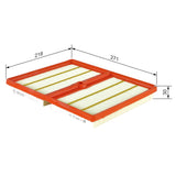 Bosch Air Filter F026400611 - S0611