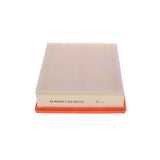 F026400642,S0642,Bosch air filter F026400642 S0642, rectangular automotive engine air filter with pleated paper element and black plastic frame