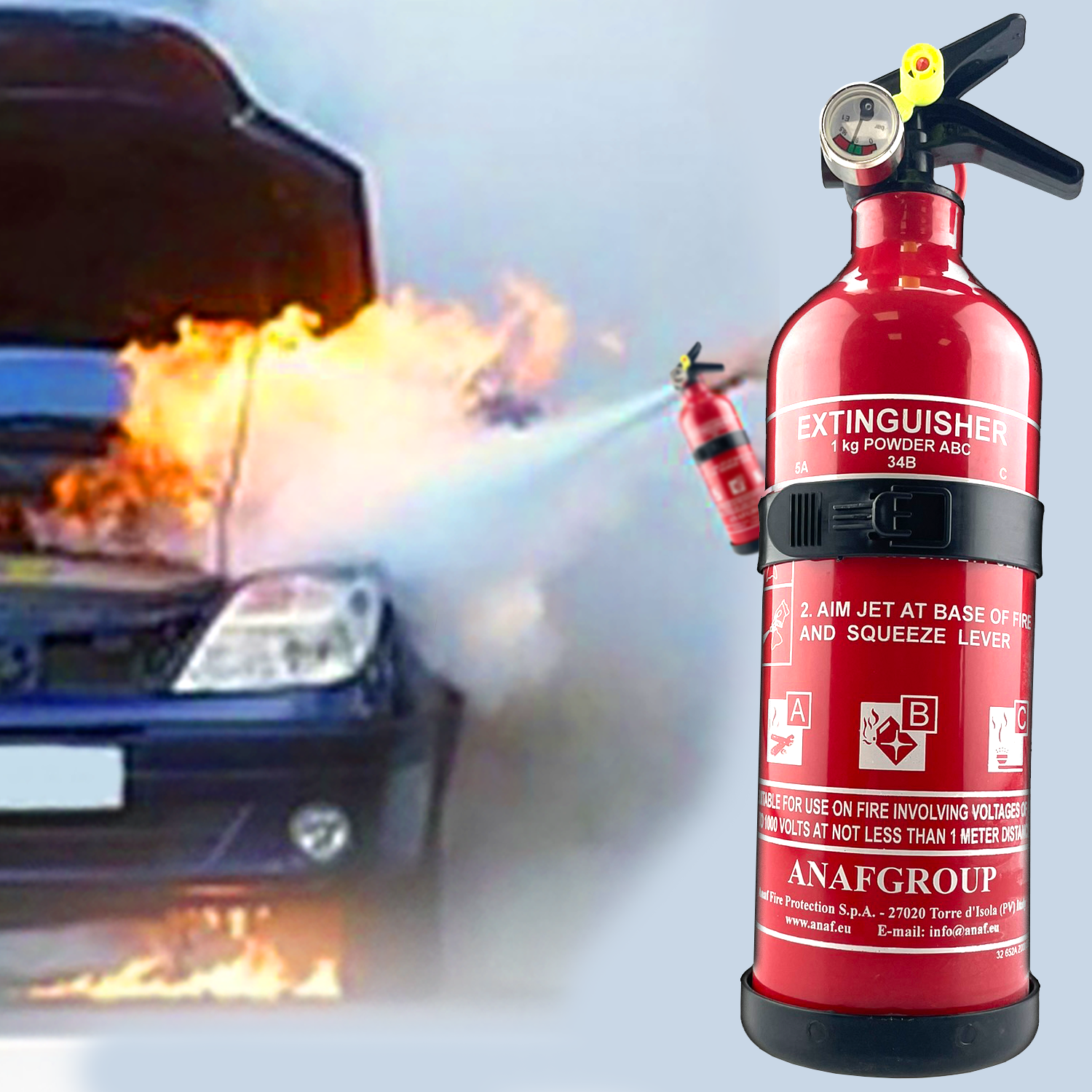 Simply Powder Fire Extinguisher 1Kg