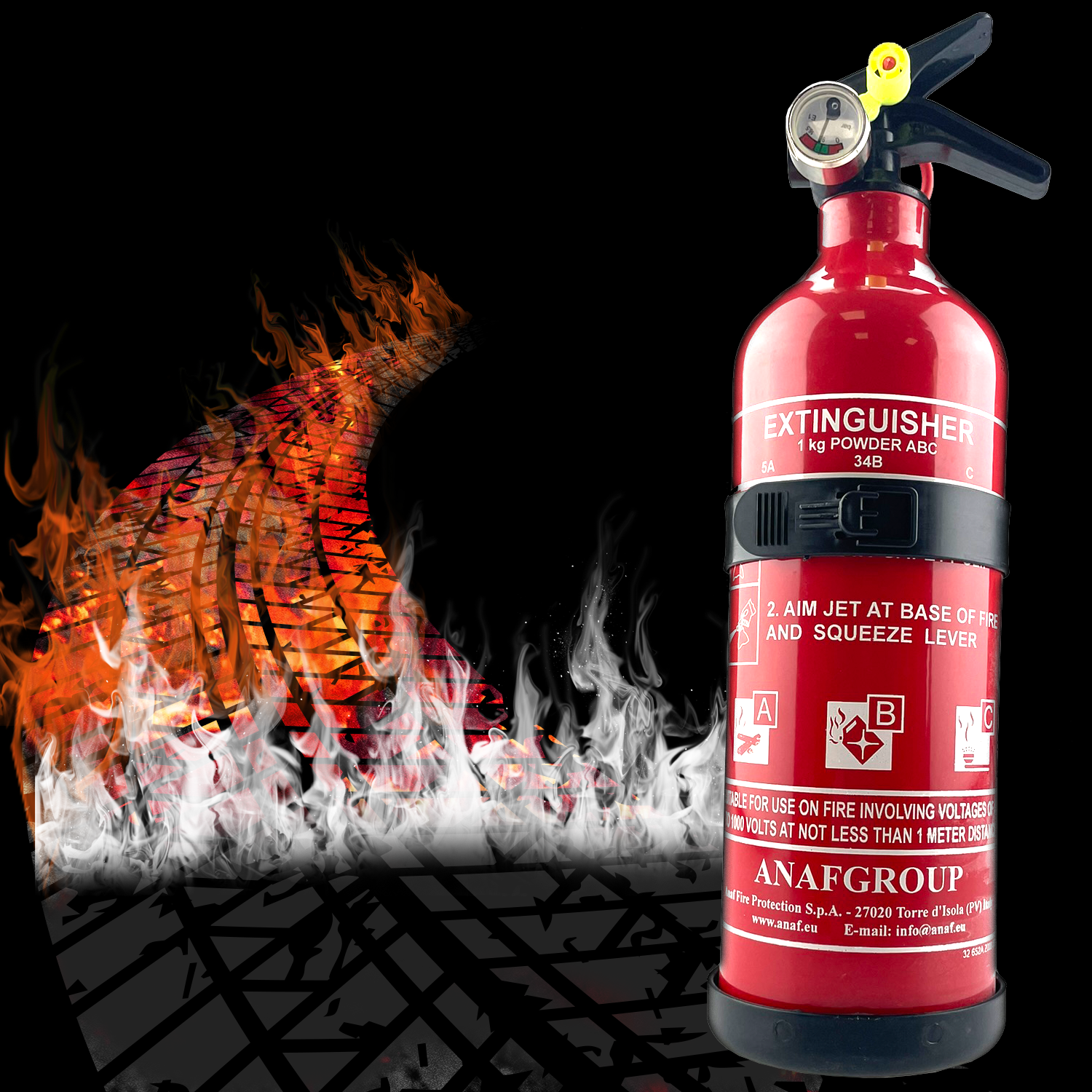 Simply Powder Fire Extinguisher 1Kg