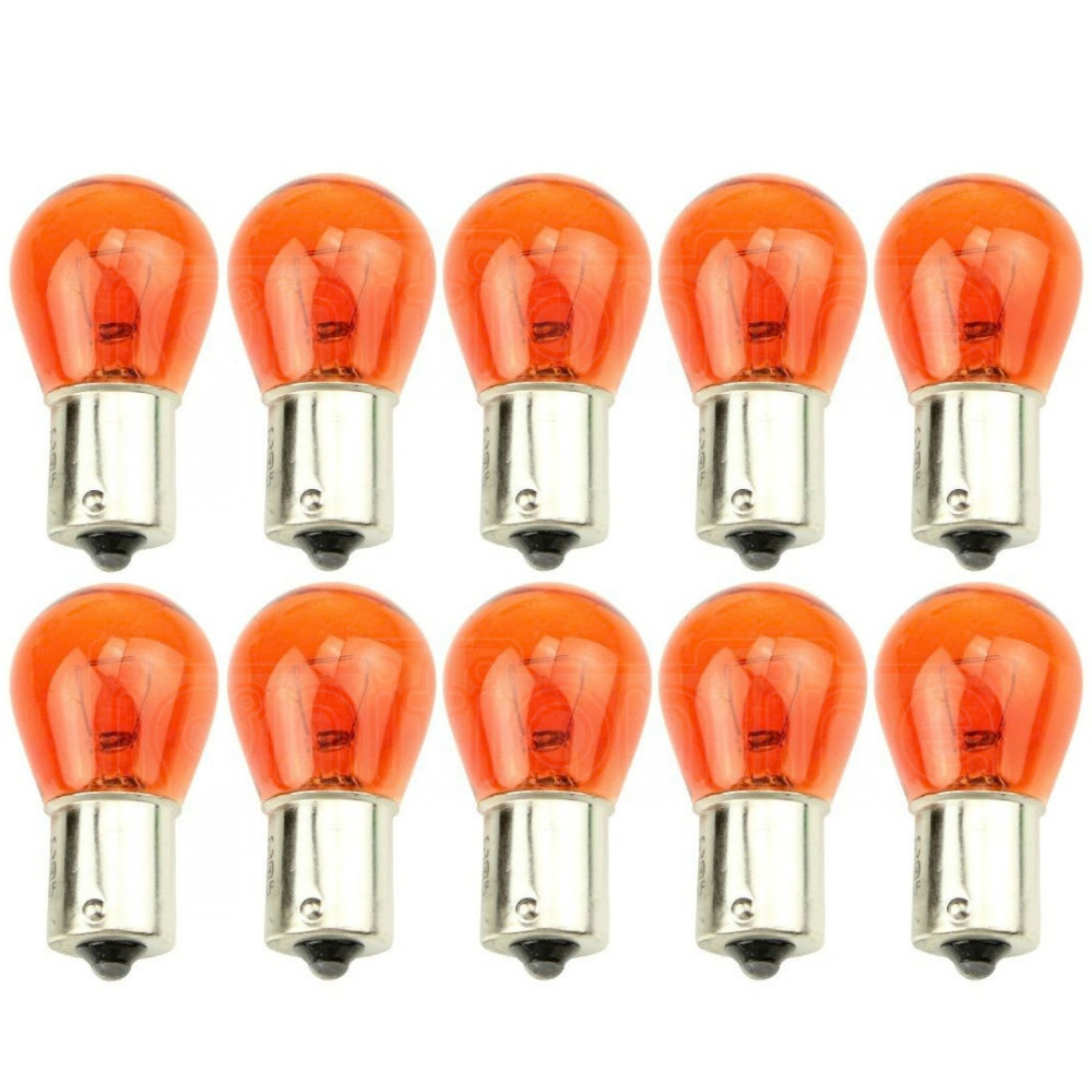 SIMPLY AUTO 581 12V 21W PY21W Amber Indicator Bulbs BAU15S (Pack Of 10)