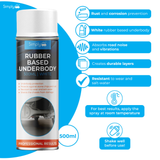Simply Auto White Underbody Spray 500ML