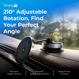 SIMPLY 2 In 1 Magnetic Phone Holder With Wireless Charger