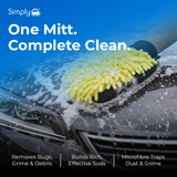 SIMPLY 4-1 Total Clean All-over Body Mitt 28x18.5x2.5cm