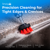Simply Auto 4 Piece Scrub Brush Cleaning Kit