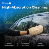 SIMPLY Acrylic Wool Wash Mitt 29x20cm