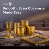 SIMPLY Multipurpose Spray Paint Metallic Gold 400ml