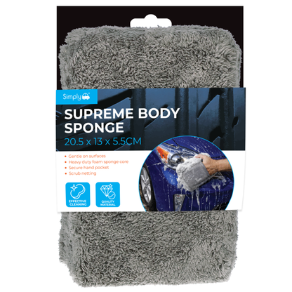 SIMPLY Supreme Body Sponge 20.5x13x5.5cm