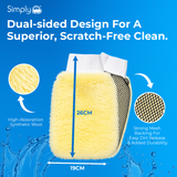 SIMPLY Synthetic Wool Wash Mitt 26x19cm