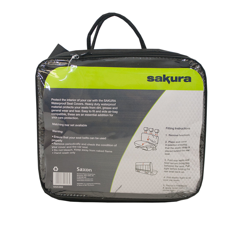 Sakura Waterproof Seat Covers - Rear Set