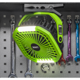 Sealey 8" Small Portable Clip Fan with Worklight 4-Speed