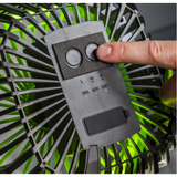 Sealey 8" Small Portable Clip Fan with Worklight 4-Speed