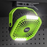 Sealey 8" Small Portable Clip Fan with Worklight 4-Speed