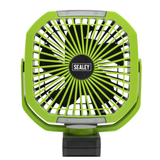 Sealey 8" Small Portable Clip Fan with Worklight 4-Speed