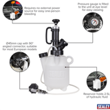 Sealey Brake & Clutch Bleeding System 2.5L