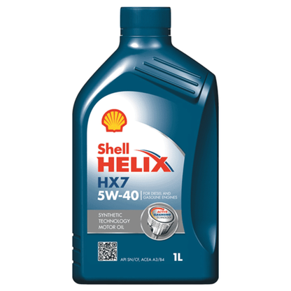 Shell Helix Semi Synthetic Engine Oil HX7 5W-40 1L
