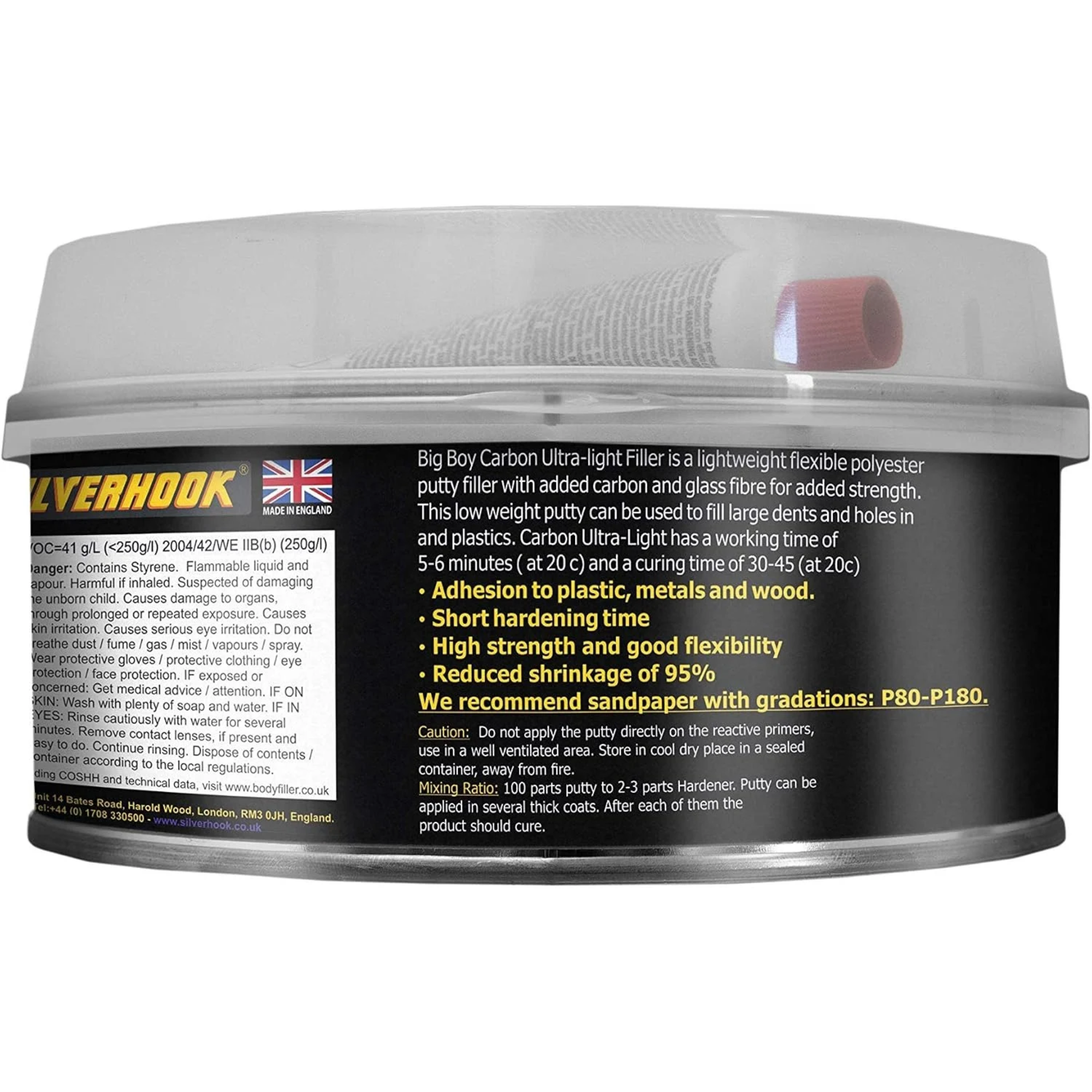 Silverhook Big Boy Carbon Fibre Flexi Filler 600ml