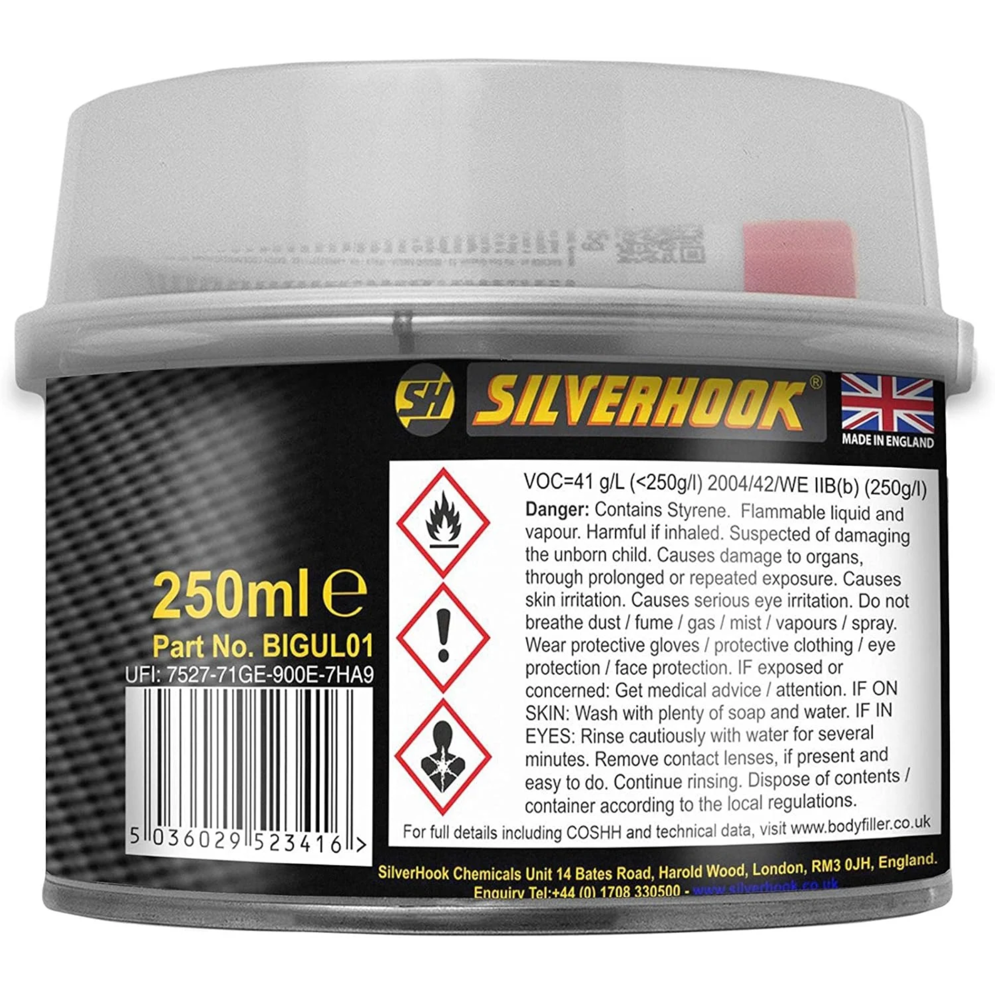 Silverhook Big Boy Carbon Flexi Filler 250ml