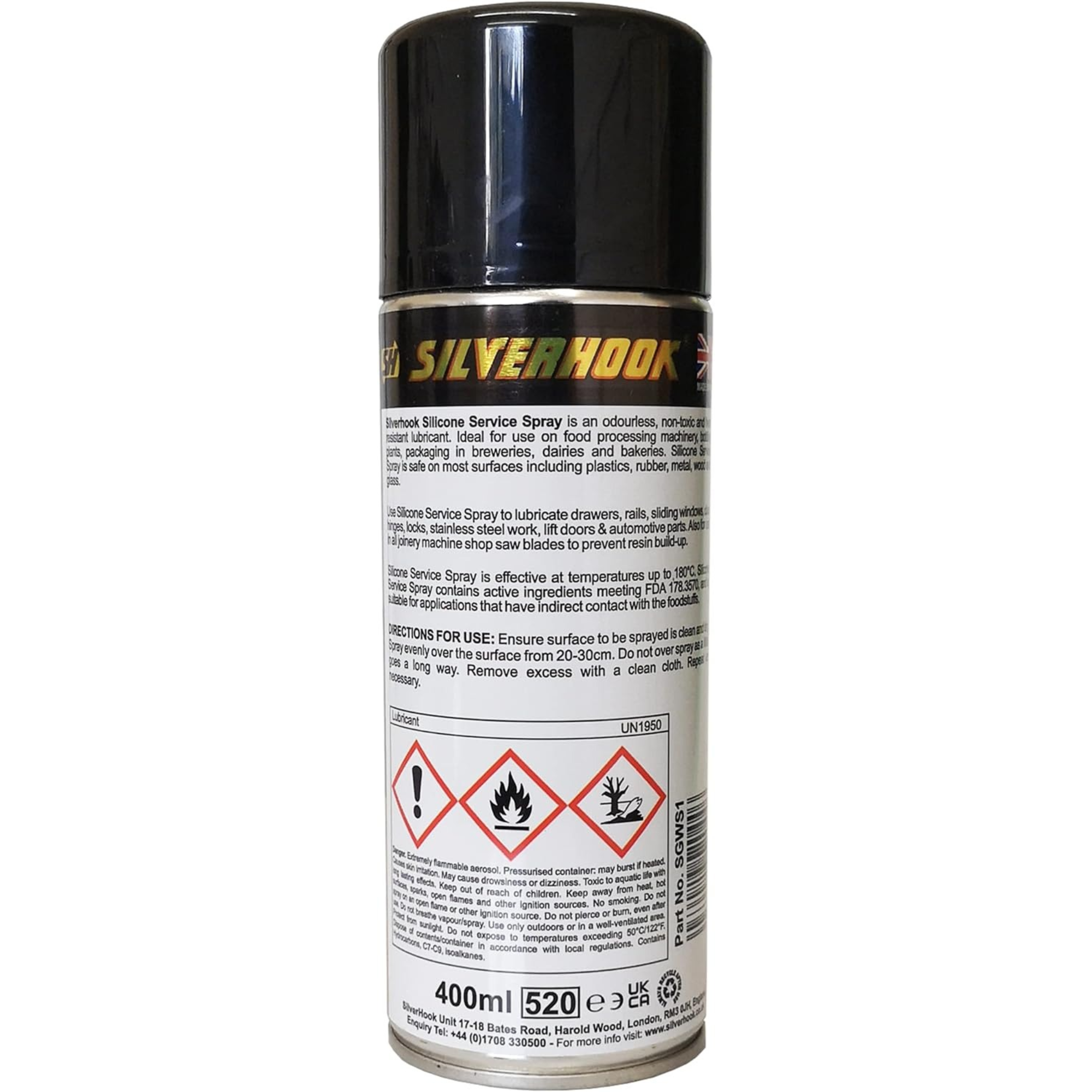 Silverhook Silicone Service Spray 400ml