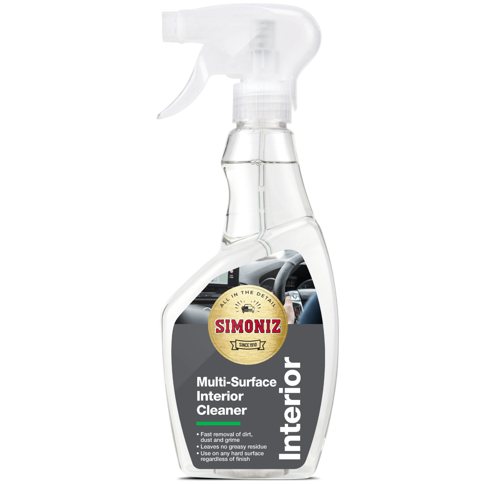 Simoniz Multi-Surface Interior Cockpit Cleaner Dash Removes Dirt Spray 500ml