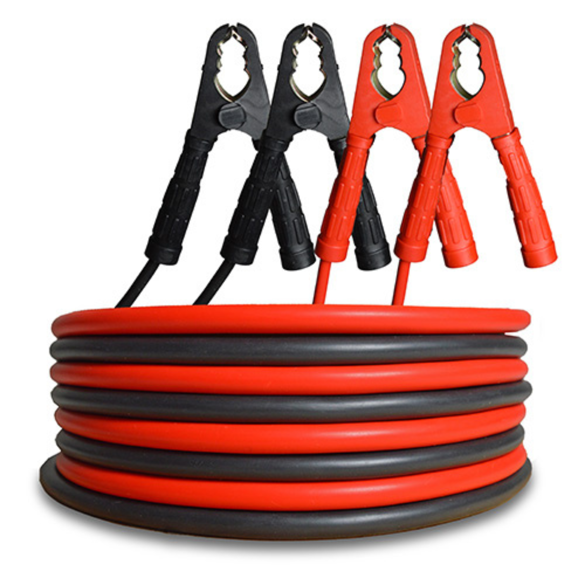2m 15mm² jumper cables, heavy-duty car battery emergency starter cables.
