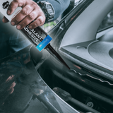 Simply PU Sealant & Adhesive 310ml in black; strong waterproof adhesive for car repairs, construction, and DIY sealing