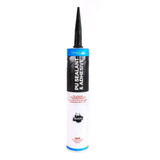 Simply PU Sealant & Adhesive 310ml in black; strong waterproof adhesive for car repairs, construction, and DIY sealing