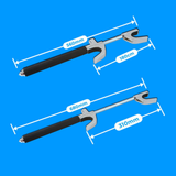 Simply Steering Wheel Lock for cars; anti-theft security device with heavy-duty steel construction