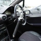 Simply Steering Wheel Lock for cars; anti-theft security device with heavy-duty steel construction